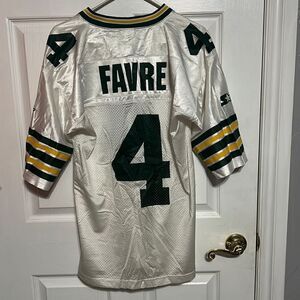 Vintage GREEN BAY PACKERS BRETT FAVRE #4 Starter‎ Authentic Apparel -Sz M 46
